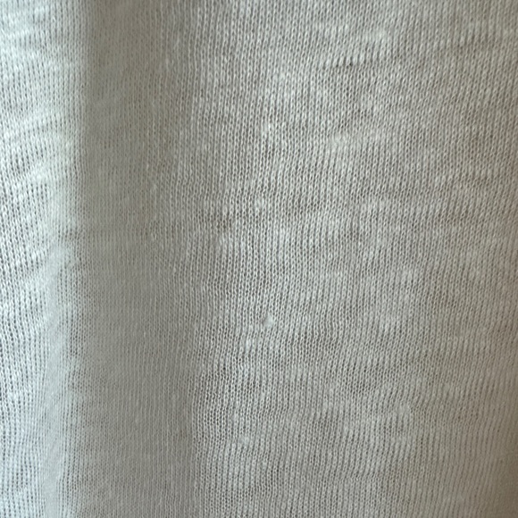 Zara White Linen Top - Picture 4 of 4